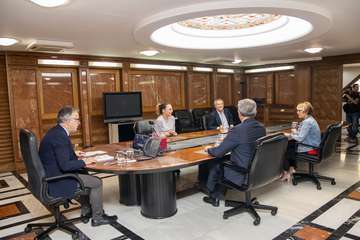 -Ángel Víctor Torres presenta el documento base sobre el Pacto para la Reconstrucción Económica y Social de Canarias  (Foto TA)